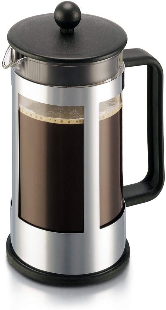 BODUM Kenya 3 Cup French Press Coffee Maker, Black, 0.35 l, 12 oz