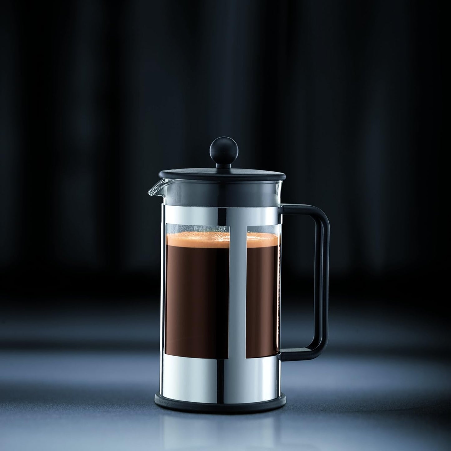 BODUM Kenya 3 Cup French Press Coffee Maker, Black, 0.35 l, 12 oz